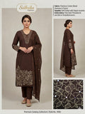 Cotton Mirror Work Suit