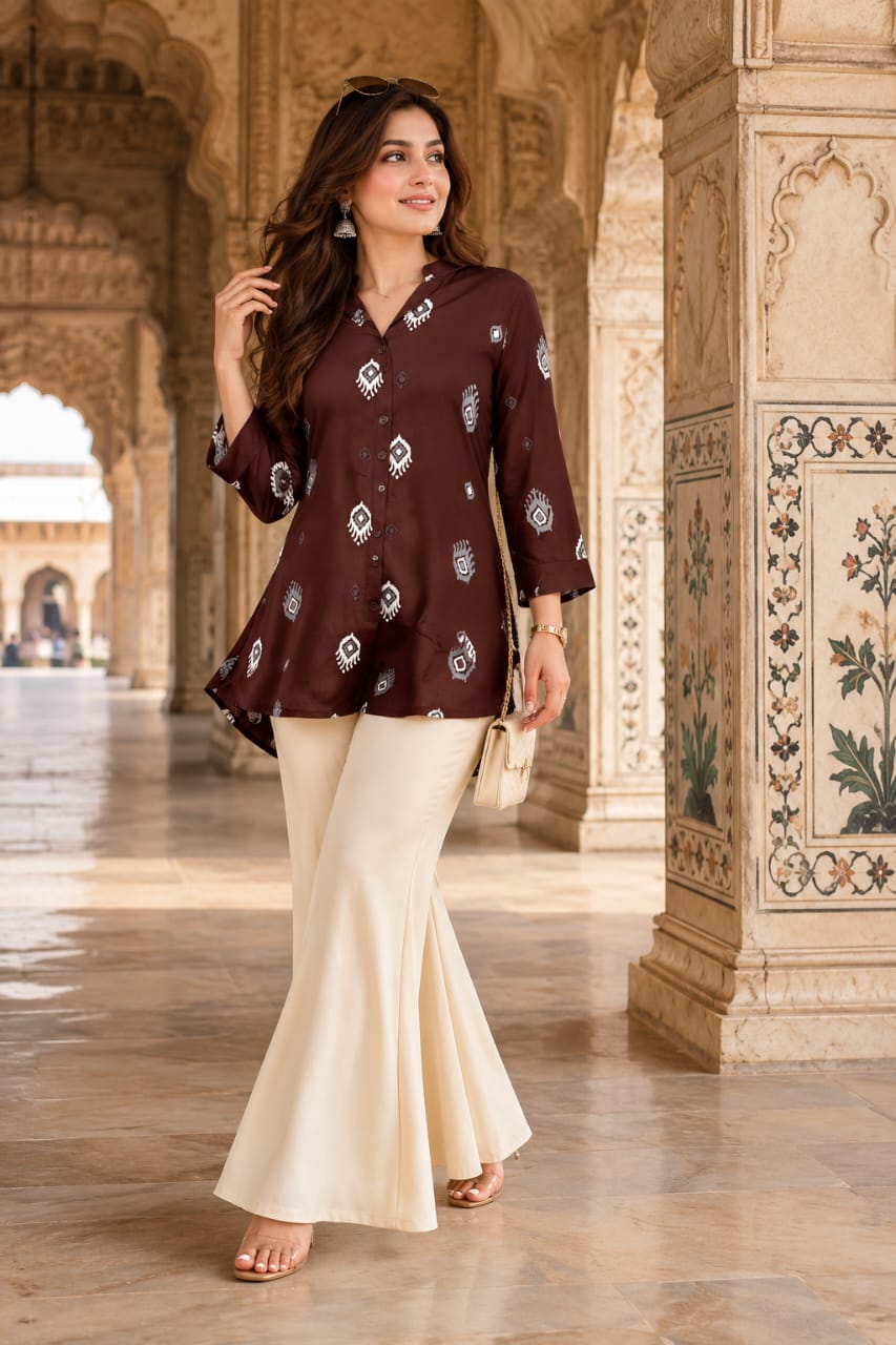 Ethnic Motif Short Kurti