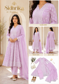 Cotton anarkali suit